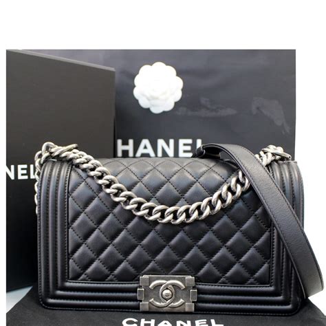 chanel le boy bag second hand|chanel boyfriend bag small.